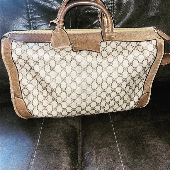 Authentic Vintage Gucci Luggage Bag - Picture 1 of 7